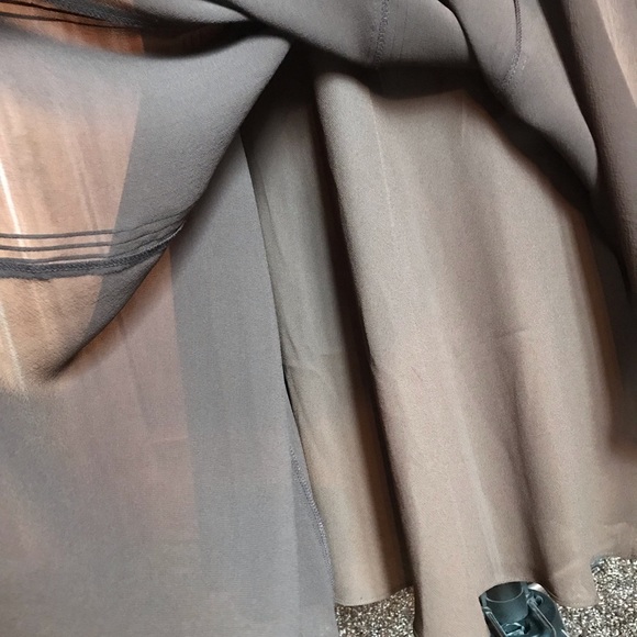 Lauren by Ralph Lauren Brown Silk Maxi Skirt - Picture 6 of 8